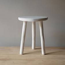 White Resin Stool Tina Frey Side Table White Side Tables Contemporary Stools
