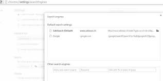 How to change default search engine in chrome (search bar!) to googlethe url is:{google:baseurl}search?q=%s&{google:rlz}{google:originalqueryforsuggestion}. Hijacked Chrome Default Search Engine Techsupport