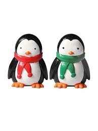 This timeless design is easy to adapt to your own style; Penguin Friends Plastic Figurines Set Of 2 The Vanilla Valley
