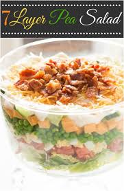 Traditional Seven Layer Salad Recipe Oh Sweet Basil