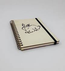 Ahsap Kapakli Tavsan Defter Ajanda Ahsap Magazasi Ajandalar Defter Urunler