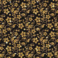 >80% items are new · fill your cart with color · returns made easy Vector Seamless Damask Pattern With Flowers Golden Glitter Pattern Design Gold Floral Background Floral Background Damask Pattern Background Patterns