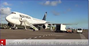 Nicknamed 'ed force one' after the band's mascot eddie, seats were retrimmed in an all black cloth, complete with branded headrest covers for the crew members that flew with iron maiden on the tour. Friday Flyday Ed Force One Upgrades To A 747 400 Wandering Aramean