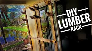 Dust collection lumber rack cabinets wood whisperer. Diy Lumber Storage Rack Free Standing Rack Youtube