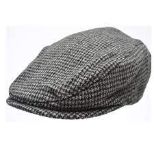 Little Lids Scally Caps For Little Lads Killian Grey Black Houndstooth 100 Pure Wool And Lined With 100 Comfy Houndstooth Black Houndstooth Vintage Cap