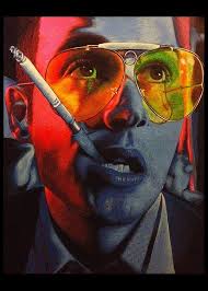 Fear2 Art Prints From An Original Eightangrybears Painting Etsy Fear And Loathing Art Johnny Depp Tattoos