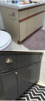 Bathroom Update How To Paint Laminate Cabinets Bathroom Cabinets Diy Laminate Kitchen Cabinets Painting Laminate Cabinets