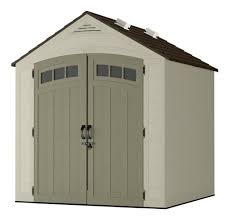 Most sheds storage will be made of either plastic, resin, wood or metal. Suncast Vista Resin Storage Shed 7 Ft X 7 Ft Canadian Tire