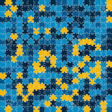 Manufactures such as cosmo, kokka or robert kaufman present shining prints, vivid colours and top quality. The Puzzle Background Made Out Of Blue And Yellow Puzzle Pieces Royalty Free Cliparts Vectors And Stock Illustration Image 23648376