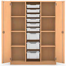Fokom 2 pack box schrank aufbewahrungsbox karton kartons pappe. Mittelhoher Schrank 6 Flache Und 3 Hohe Boxen 6 Verstellbare Boden Drehturen Gunstig Online Kaufen Backwinkel De