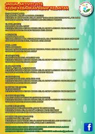 Majlis rumah terbuka malaysia (mrtm) aidilfitri 1440h. Jadual Aktiviti 2019 Kelab Kebajikan Asnaf Kelantan Facebook