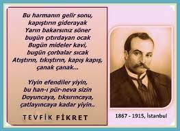 Bir de benden olsun dostlarım. Tevfik Fikret Han I Istiha Ozlu Sozler Dusunceler Facebook