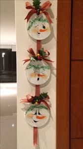 Picture Only Of Snowman Trio Picture Snowman Trio Artesanias Navidenas Manualidades Arte De Navidad