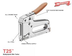 For use with arrow staple gun model no. Arrow Gun Tacker T25 New Gold Bond Marketing Corporation