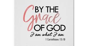 By The Grace Of God I Am Bible Verse Wall Art Zazzle Com Bible Verse Wall Bible Wall Art Bible Quotes