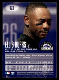 Ellis Burks 1996 E-Motion XL Card #173 Colorado Rockies