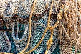 old fishing nets and ropes fishnet fish color