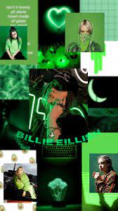 Billie Billie Eilish Billie Eilish Billie Billie Eilish Green Aesthetic