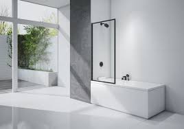 While you are visiting with us, you will definitely want to check out the ultra contemporary frameless bath shower screens along with the strong and long lasting features of each. Merlyn Black Framed Bath Screen Merlyn Showering