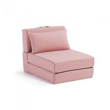 puf cama arty rosa chauffeuse lit d appoint pliant matelas