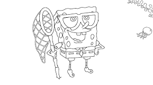 Set off fireworks to wish amer. Spongebob Squarepants Coloring Page For Kids