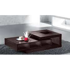 The armen living astrid industrial coffee table is certain to enhance the beauty of any contemporary. Armen Living Modern Coffee Table In Wenge Oak Veneer And Open Pore Texture