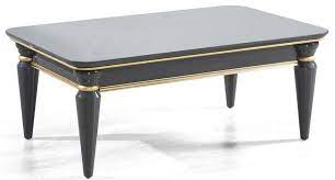 Check spelling or type a new query. Casa Padrino Luxury Art Deco Coffee Table Gray Gold 110 X 70 X H 42 Cm Noble Solid Wood Living Room Table With Glass Top Living Room Furniture