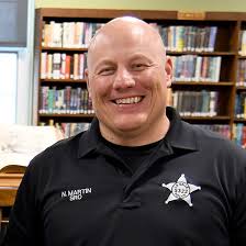 It's National School Resource Officer Appreciation Day and we want to thank  our own Officer Martin for all he does to support a safe school environment  for our students, staff, and guests!