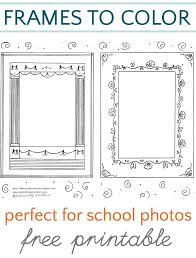 25 best letter a coloring pages and pictures: School Frame Coloring Pages
