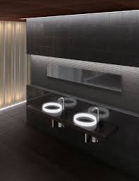 All vessel sinks mounted above the counter top will require a purchase of a mounting ring. Totousa Llt152 63 Bl Luminist Lighted Round Vessel Lavatory Llt152 63 Bl Snyder Diamond