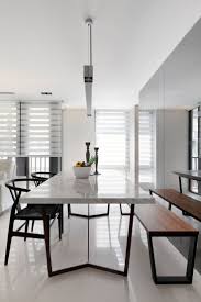 Bright Residence Chang By Atelierii 5 Minimalist Dining Room Farmhouse Dining Room Table Apartment Dining