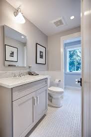 Bathroom tile in the single best way to turn a functional space into a style statement. Guest Bathroom Featuring Carrara Honed Marble And Ann Sacks Mosaic Herringbone Tile Kcs Inc Home Basement Design Bathrooms Remodel