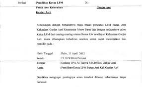 Semangat terus ya belajar bahasa inggris. Contoh Surat Undangan Pemilihan Ketua Osis Sample Surat Cute766