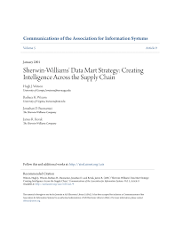We would like to show you a description here but the site won't allow us. Pdf Sherwin Williams Data Mart Strategy Creating Intelligence Across The Supply Chain Recommended Citation Sherwin Williams Data Mart Strategy Creating Intelligence Across The Supply Chain By Sherwin Williams Data Mart Strategy Creating