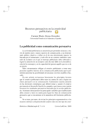 Existen libros que cambian por completo la manera en que se ve la vida; Pdf Los Recursos Persuasivos En La Creatividad Publicitaria