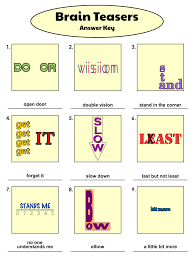 Feb 09, 2017 · a brain teaser is a problem or puzzle, typically one designed to be solved for fun. Picture Brain Teasers With Answers
