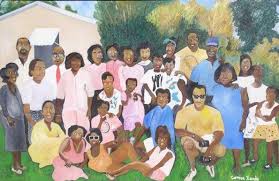 Artistic Images Of African American Family Reunion Black Southern Belle African American Family African American Artwork African American Art