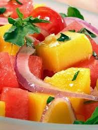 Recette De Salade De Mangues Creole Salade Mangue Recettes Haitiennes Recettes De Mangue