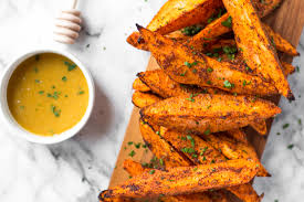 2 tbsp avocado oil or olive oil. Baked Sweet Potato Wedges With Homemade Honey Mustard Ahead Of Thyme