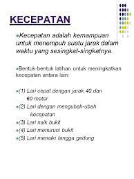 Program latihan untuk meningkatkan kelincahanagility atlet. Kebugaran Jasmani Ppt Download