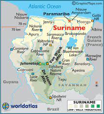 Suriname is a small republic on the northeast coast of south america. Suriname Maps Facts South America Travel Map Travel