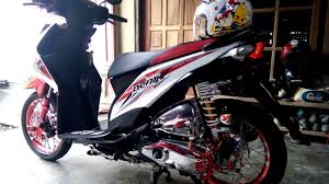 Modifikasi Motor Beat Merah Putih Motor Honda Merah