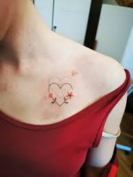 Simple heart tattoo design on shoulder. Urs Ink Tattoo Home Facebook