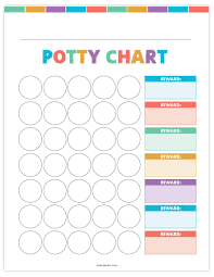 You can download and print as many as you need. Free Printable Potty Training Chart Free Instant Download