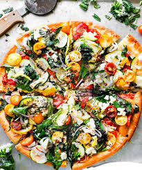This flatbread pizza is made with lavash, a type of flatbread that's relatively easy to find in grocery stores. Veggie Lovers Flatbread Pizza Recipe Cotter Crunch
