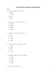 Maybe you would like to learn more about one of these? 03 Operasi Hitung Campuran Bilangan Bulat Kelas V