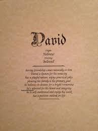David First Name Meaning Art Print Name Meaning Art Parchment 8x10 Home Decor Birthday Graduation Father S Day Names With Meaning First Name Meaning Meant To Be