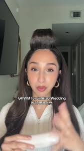 Rushed GRWM final boss loll I had no time 😭 #grwmmakeup #arabweddings  #grwms