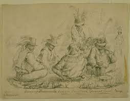 Original early 1900's pencil drawing. File Pencil Drawing Indian Scouts In Gen Lane S Camp By Alexander Simplot Jpg Wikimedia Commons