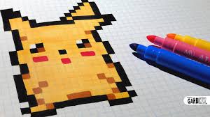 Handmade Pixel Art How To Draw Pikachu Pixelart Pixel Drawing Pixel Art Pixel Art Pattern